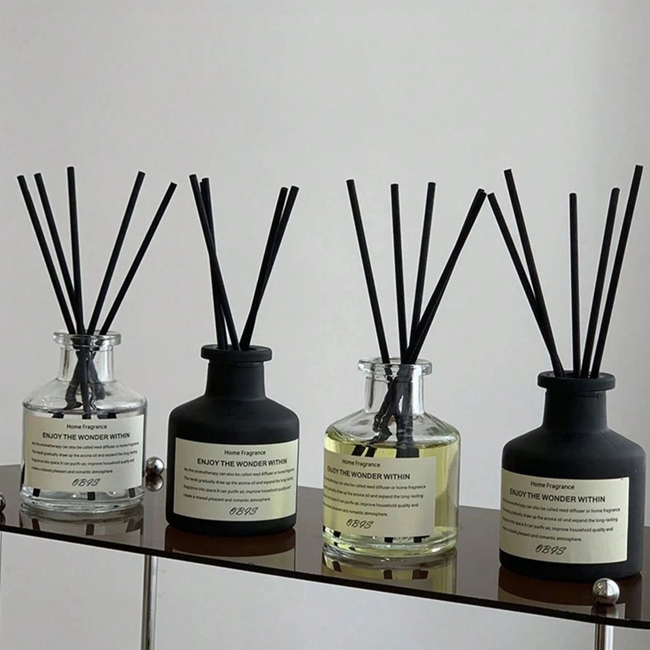 Home Fragrance Jasmine Diffuser - 50 مللي عطر منزلي عديم اللهب