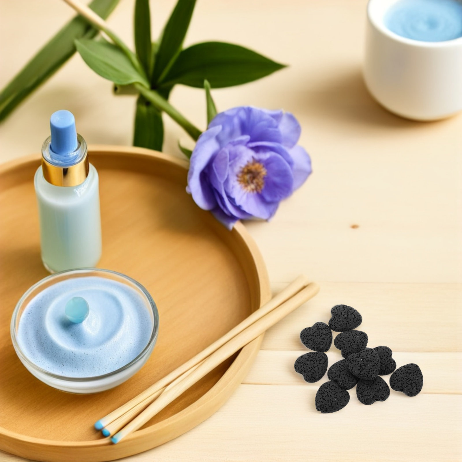 Home Fragrance - 20 قطعة من أحجار اللّافا على