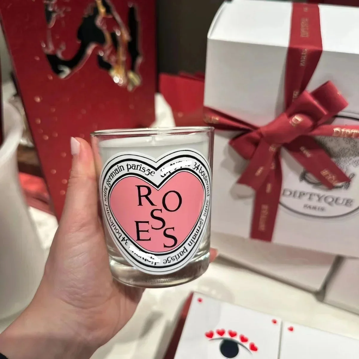 Home Fragrance Diptyque - شموع ديبيكتس الرومانسية المحدودة الإصدار برائحة