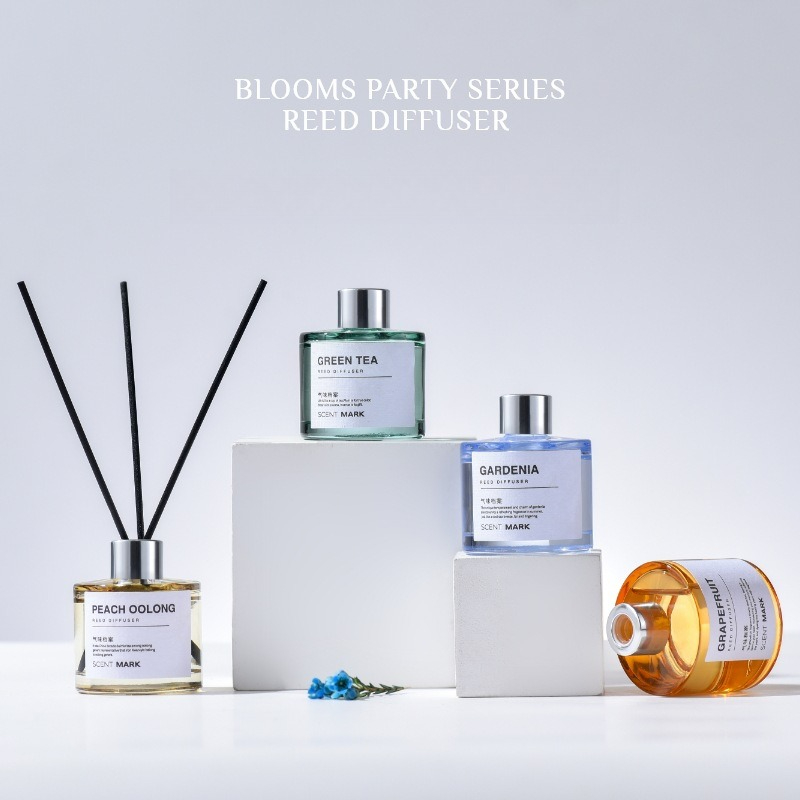 Home Fragrance Jasmine Diffuser - مجموعة معطرات جو بسعة 50 مل