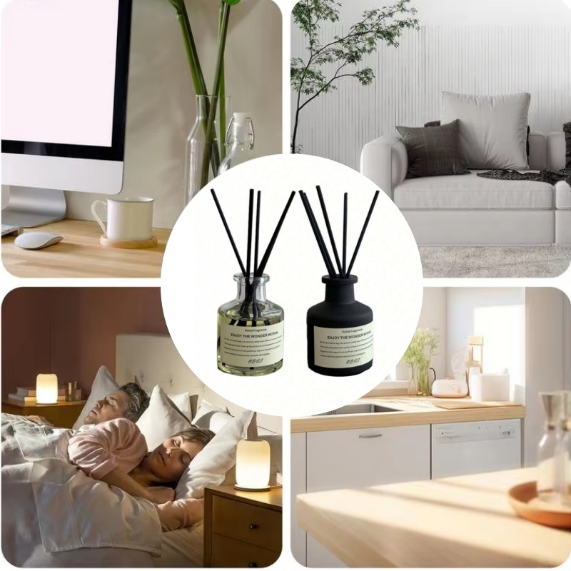 Home Fragrance Jasmine Diffuser - معطر منزلي بدون لهب 50 مل،