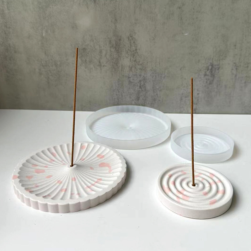 Home Fragrance Incense Sticks - قالب سيليكون لصينية البخور، قالب إسمنتي