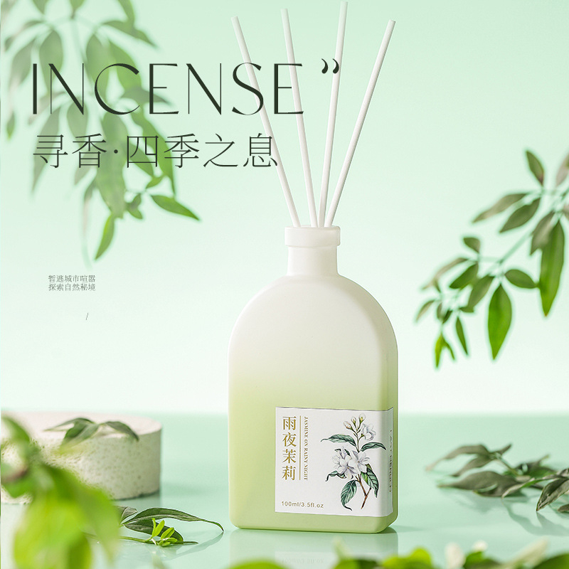 مجموعة زيت معطر للغرفة 100 مل  - مراجعة Home Fragrance Jasmine Diffuser وسعره
