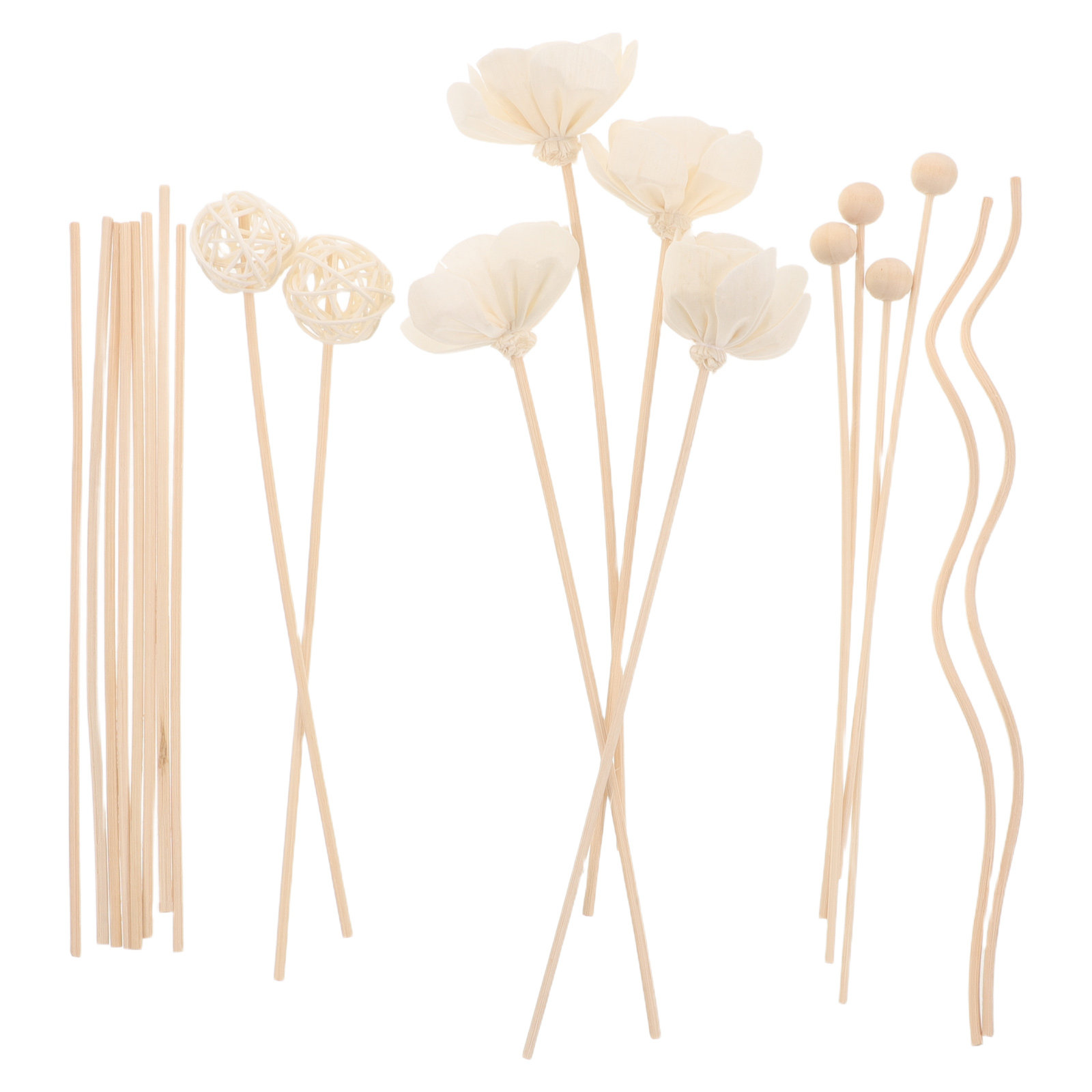 22 قطعة من أعواد الروطان الطبي - مراجعة Home Fragrance Jasmine Diffuser وسعره