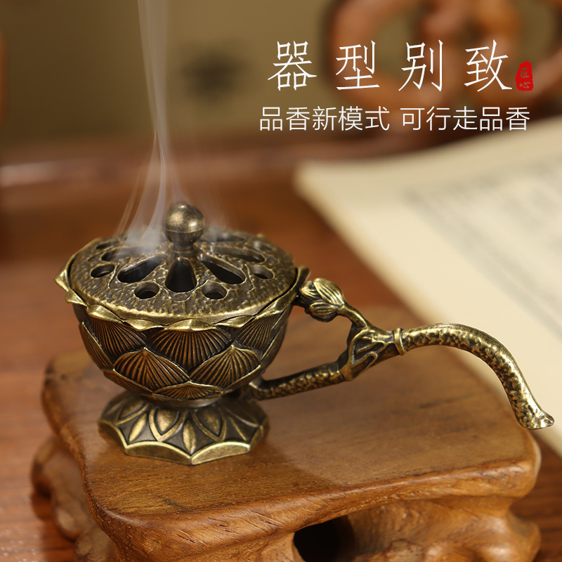 لوتس زهرة البخور الموقد مع مقب - مراجعة Home Fragrance Incense Sticks وسعره
