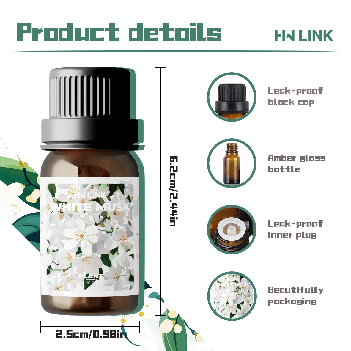 زيوت عطرية من المسك الأبيض 10  - مراجعة Home Fragrance Oils وسعره