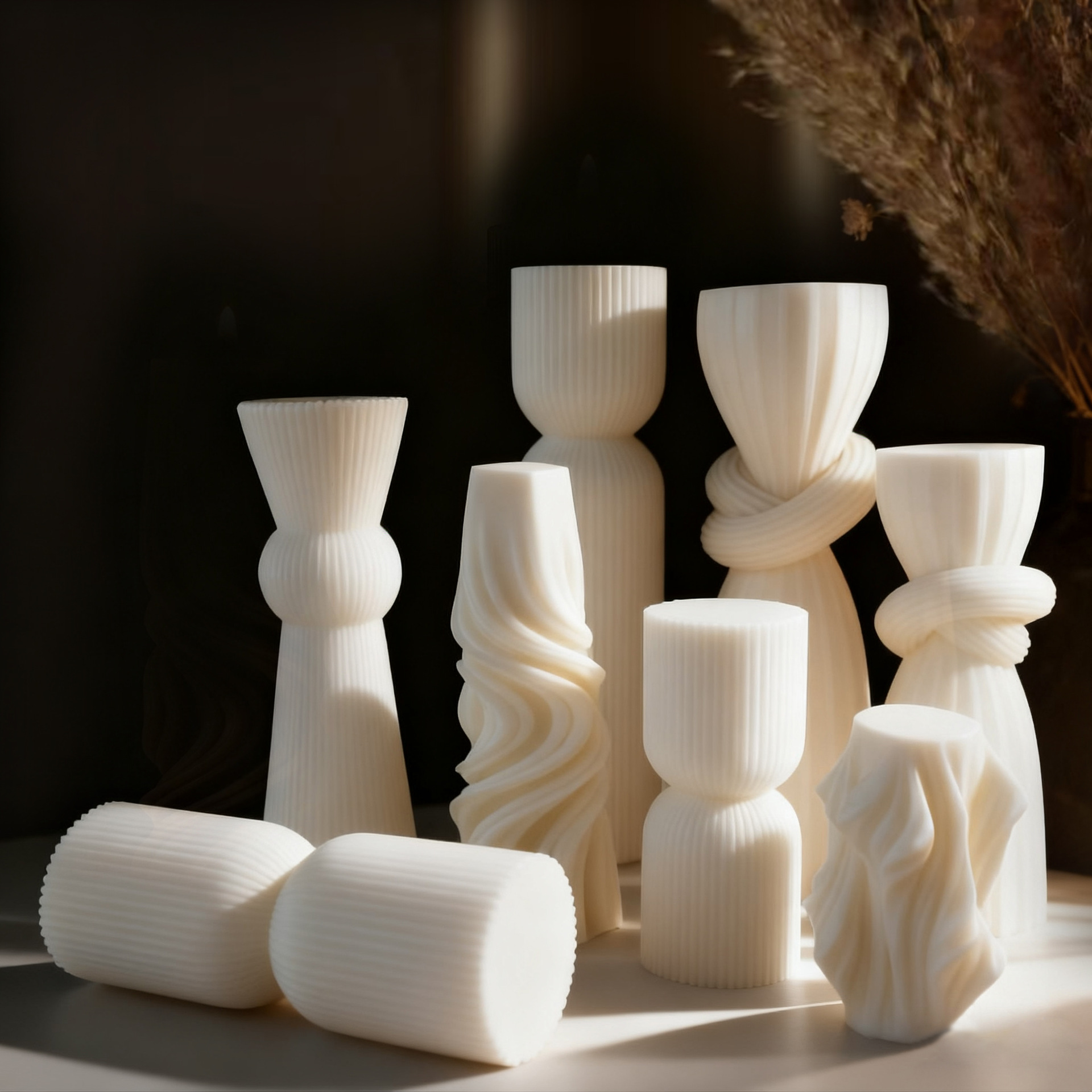 شمعة معطرة بيضاء بتصميم اسكندن - مراجعة Home Fragrance وسعره