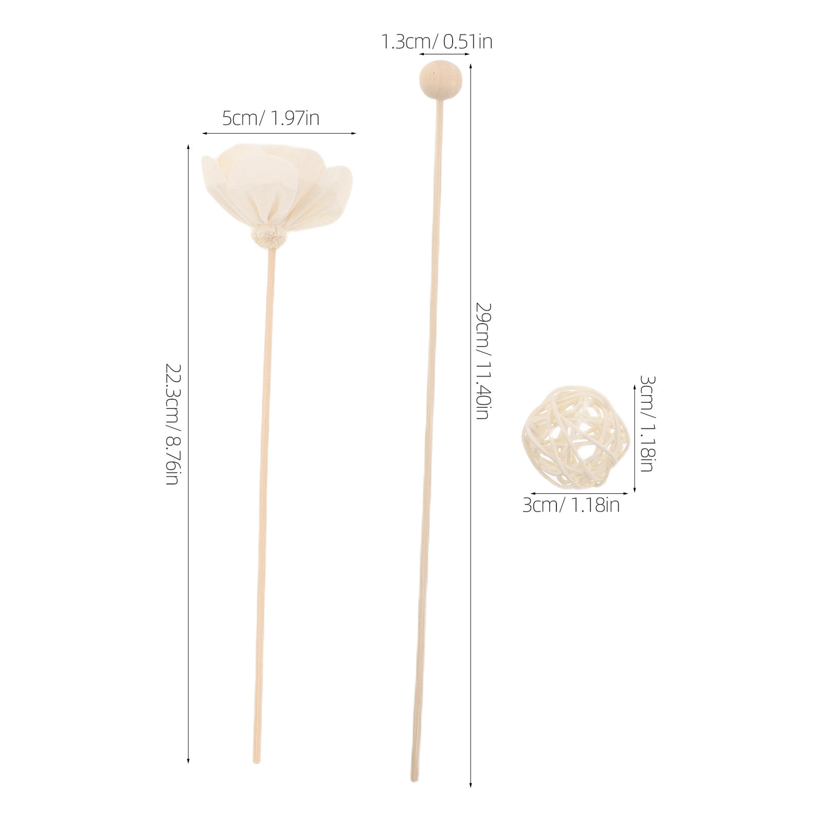 مجموعة من 22 قطعة من أعواد الي - مراجعة Home Fragrance Jasmine Diffuser وسعره