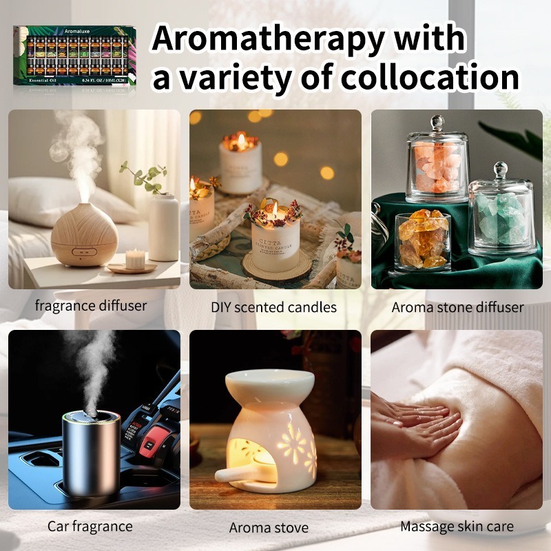 مجموعة من 20 نوعًا من الزيوت ا - مراجعة Home Fragrance Jasmine Diffuser وسعره