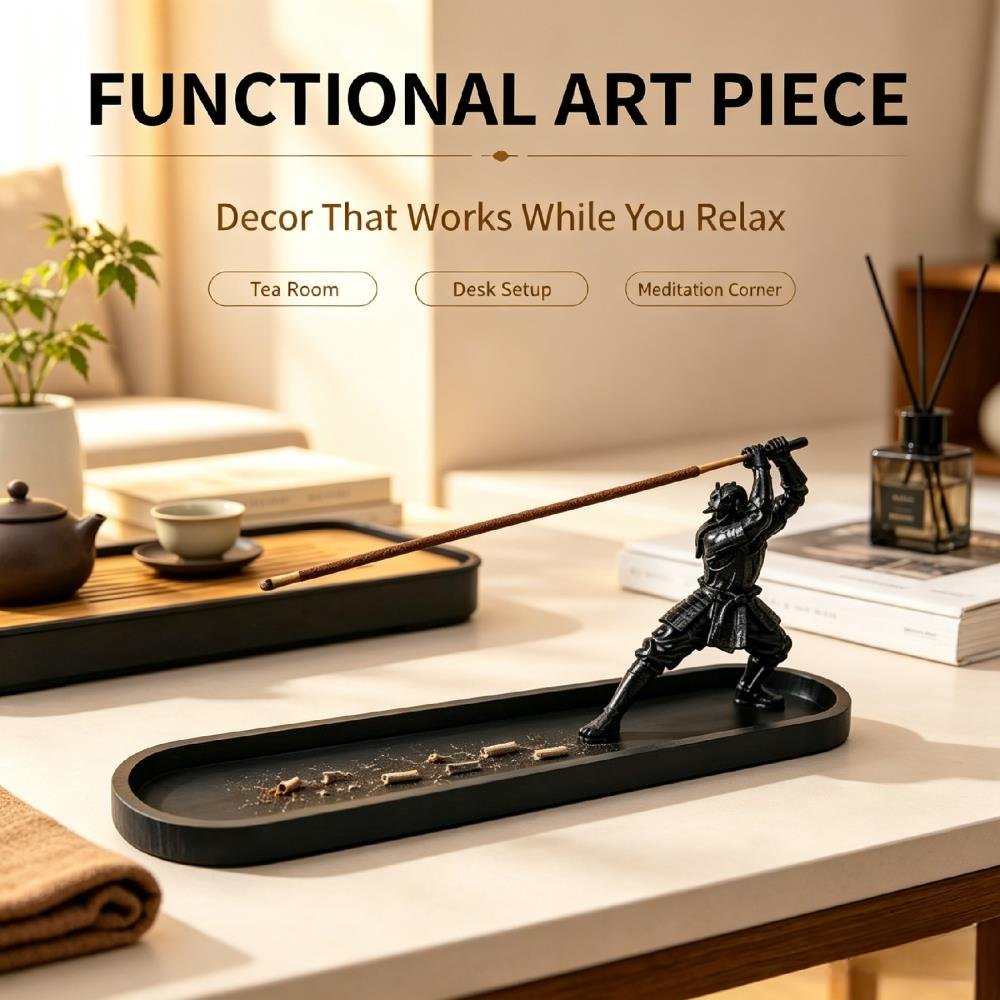 مبخرة يابانية مبتكرة مع مصيدة  - مراجعة Home Fragrance Incense Sticks وسعره