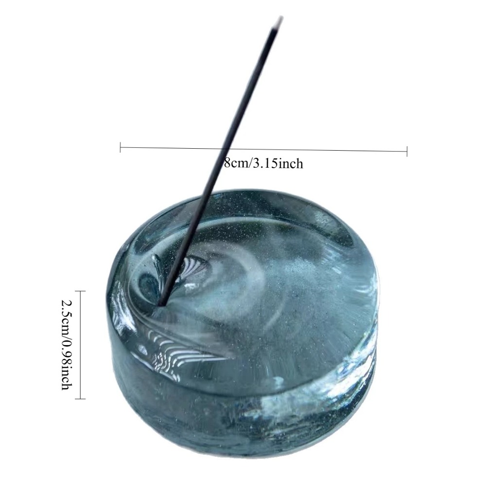 حامل بخور زجاجي بتصميم بسيط، ح - مراجعة Home Fragrance Incense Sticks وسعره